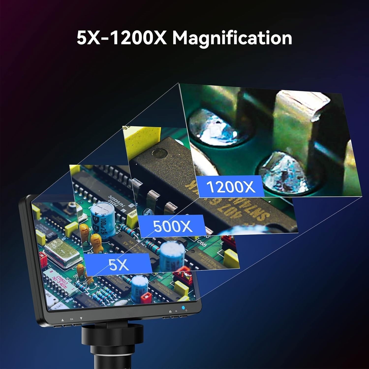 🔬📸 7'' LCD Digital Microscope 1200X | 1080P HD + 12MP Ultra-Precise Focus for Soldering & Coin Collecting | PC View & 32GB Storage 🖥️ #TechGadgets #DIYEssentials 🔬📸 7'' LCD Digital Microscope 1200X | 1080P HD + 12MP Ultra-Precise Focus for Soldering & Coin Collecting | PC View & 32GB Storage 🖥️ #TechGadgets #DIYEssentials